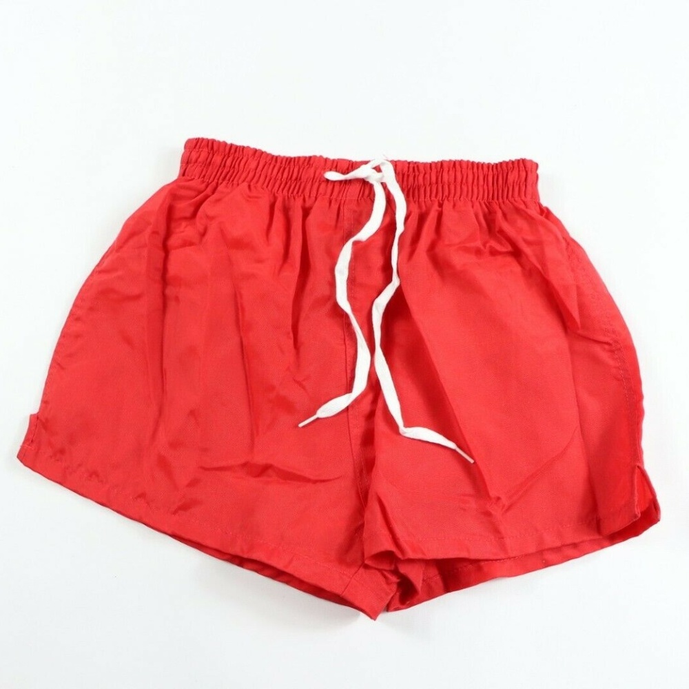 Vintage New Game Master Lined Soccer Shorts Red S